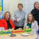 Pictured are Senator Eileen Lynch and Cllr. Kate Lynch with Linda Grimes, Chairperson and Martina Casey, PRO from Rylane Community Park Association during a visit to their Circular Economy project which was completed in 2025. Photo: Donagh Glavin